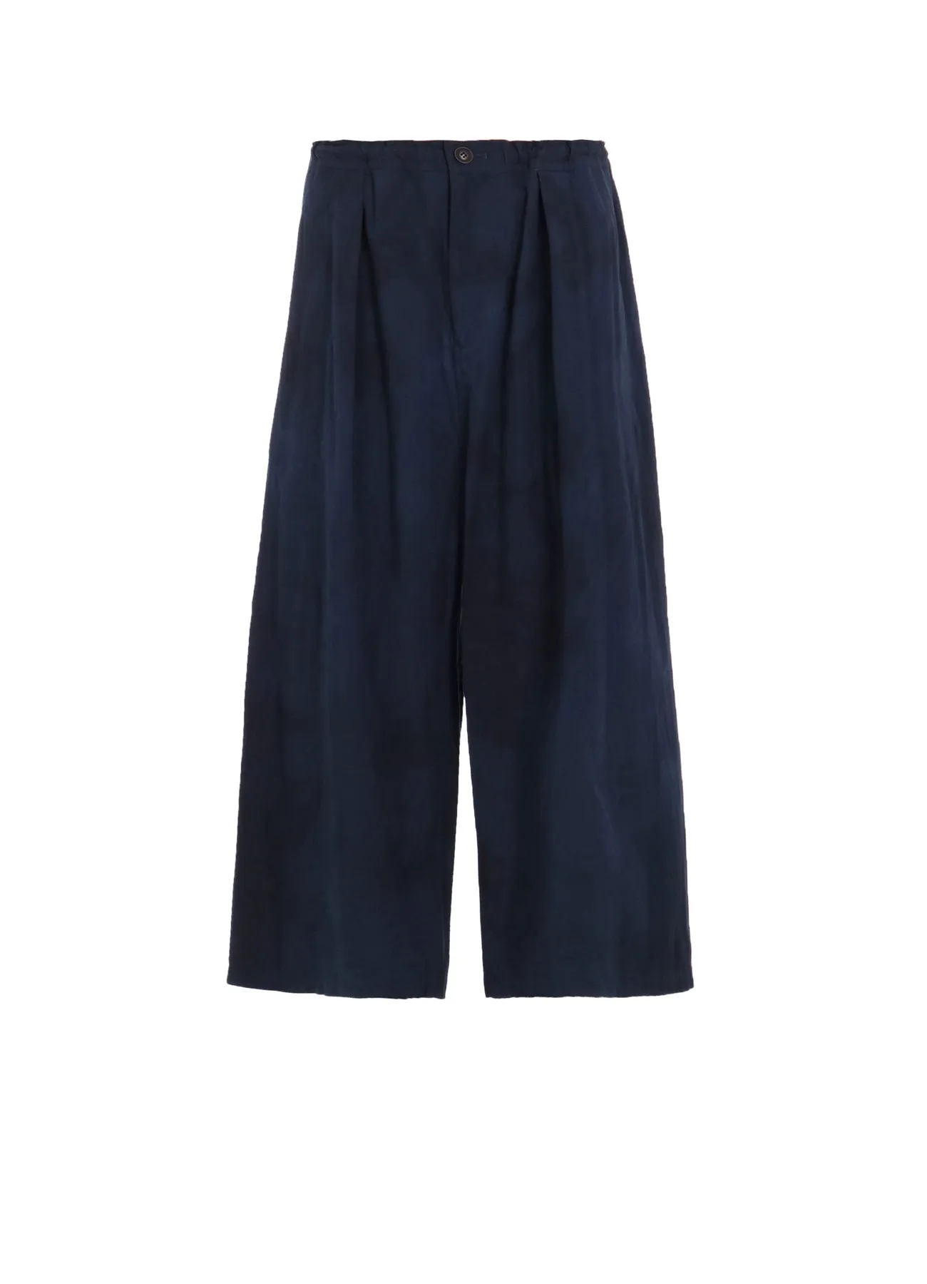 GARMENT-DYED FRONT TUCK WIDE PANTS sold by Yohji Yamamoto