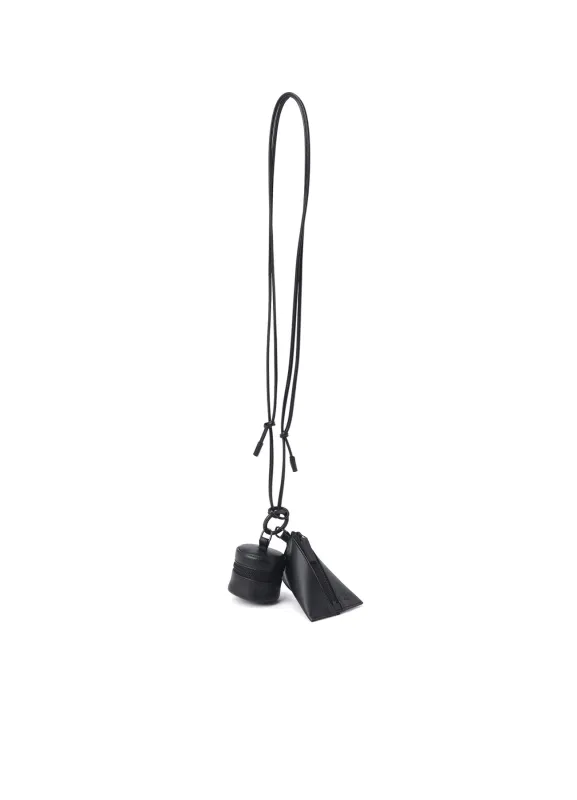 LEATHER BLOCK SHOULDER STRAP sold by Yohji Yamamoto