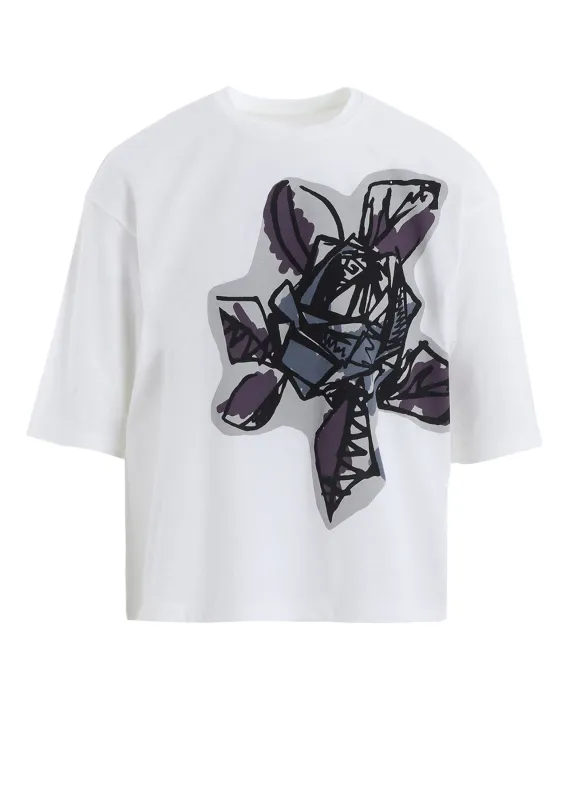 SOFT COTTON JERSEY WILD FLOWER PRINT SHIRT sold by Yohji Yamamoto