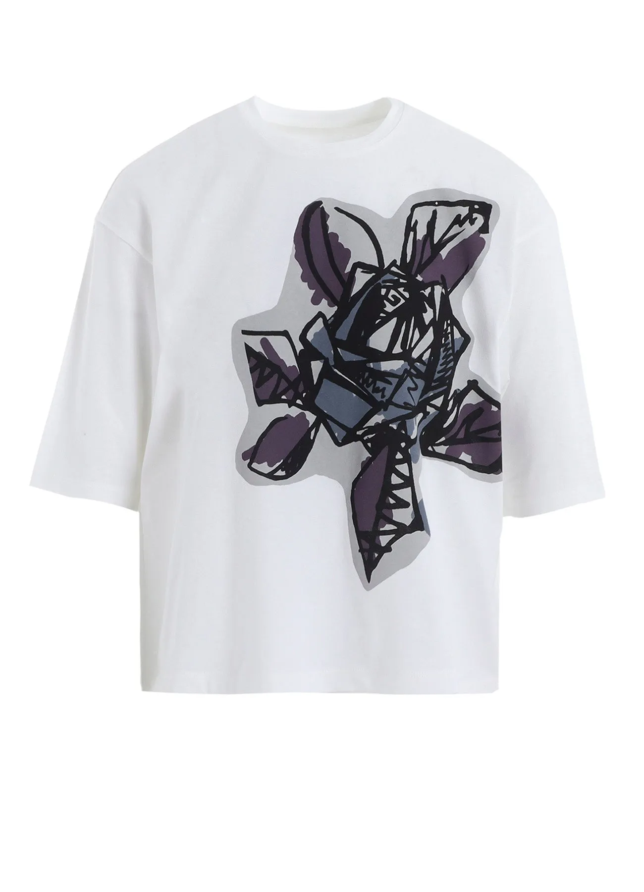 SOFT COTTON JERSEY WILD FLOWER PRINT SHIRT sold by Yohji Yamamoto