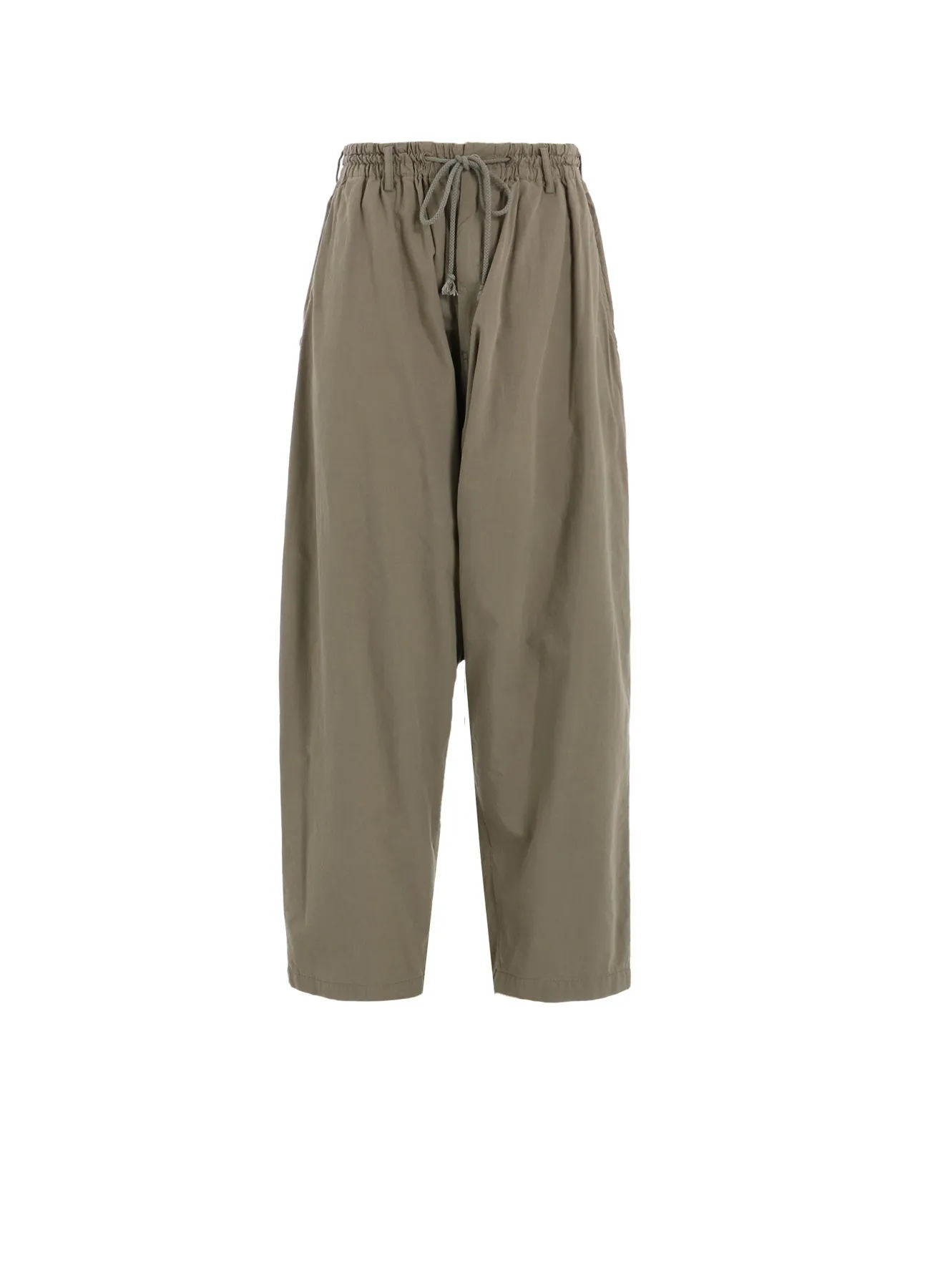 BRUSHED WASHER FINISH BROAD SAROUEL PANTS sold by Yohji Yamamoto
