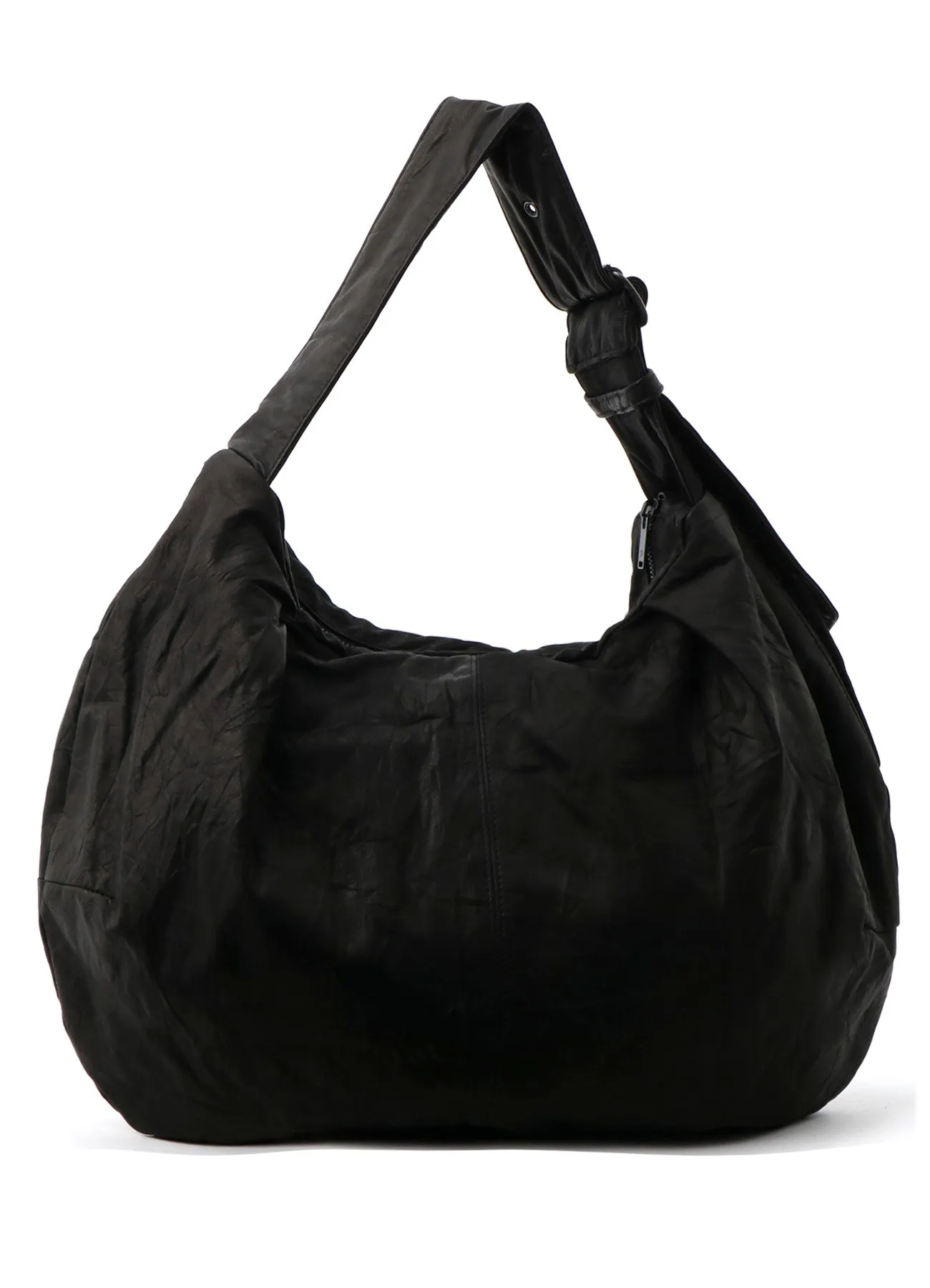 SOFT LEATHER GYOZA-STYLE BAG sold by Yohji Yamamoto product image thumbnail 4