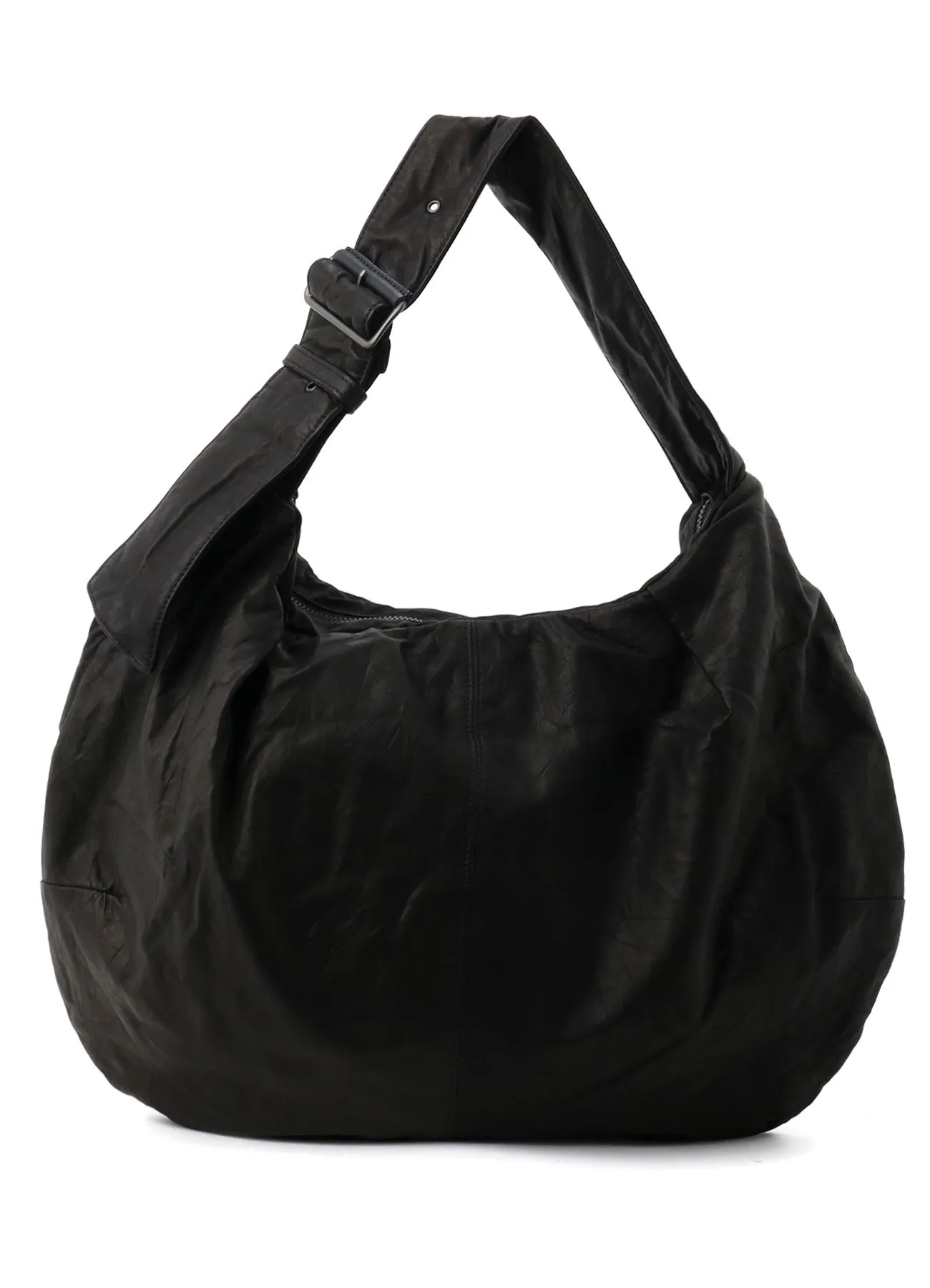 SOFT LEATHER GYOZA-STYLE BAG sold by Yohji Yamamoto product image thumbnail 2