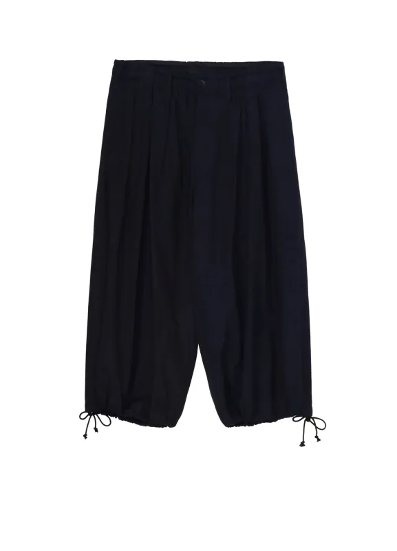 INDIGO DYED COTTON TWILL BALLOON PANTS sold by Yohji Yamamoto