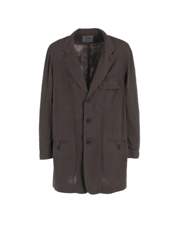 Double Gauze Long Work Jacket sold by Yohji Yamamoto