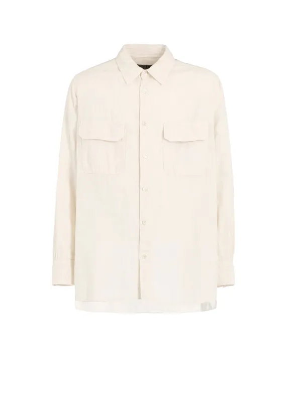 Double Gauze Dual-Pocket Utility Shirt sold by Yohji Yamamoto