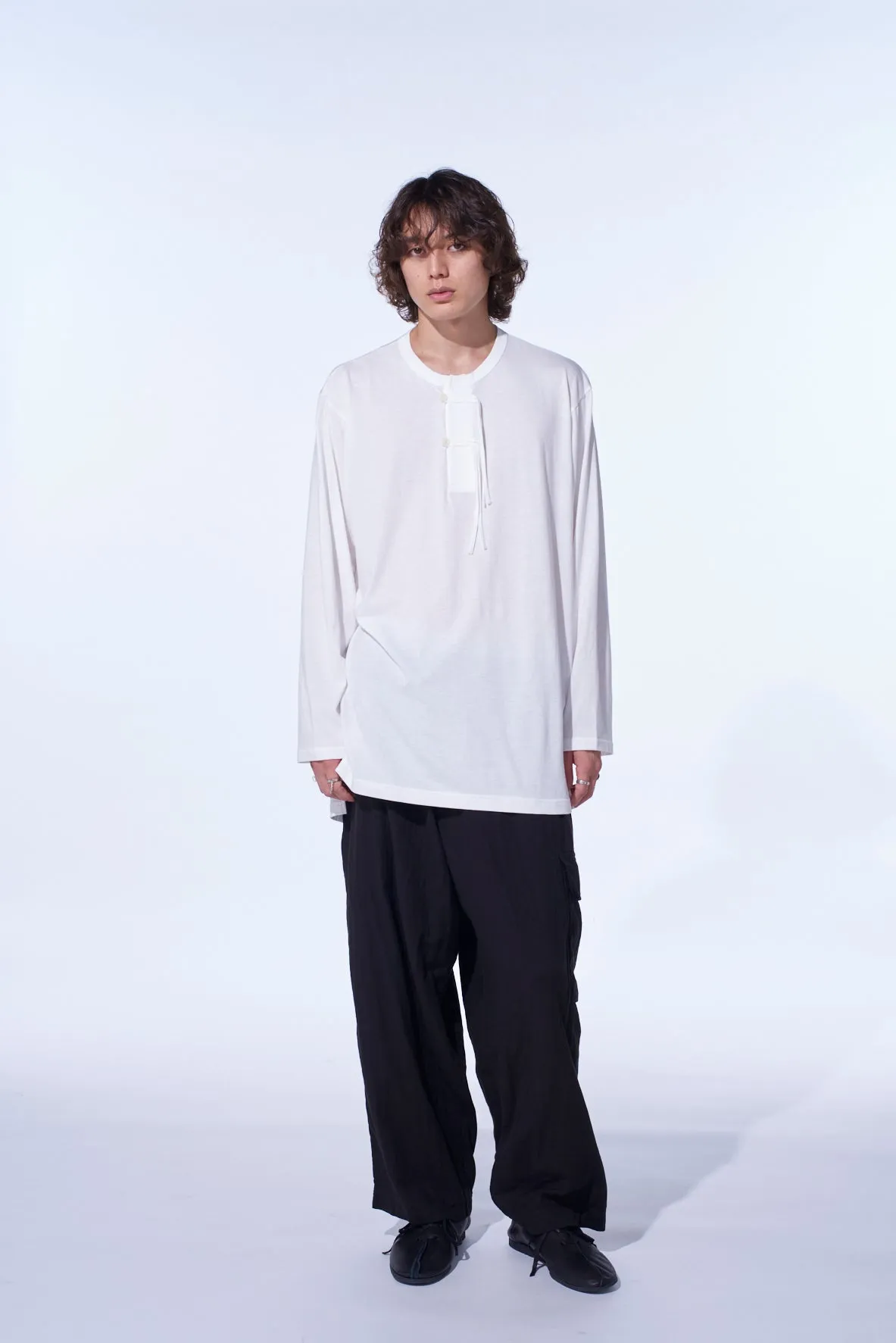 Double Gauze Single Cargo Pocket Pants sold by Yohji Yamamoto product image thumbnail 2