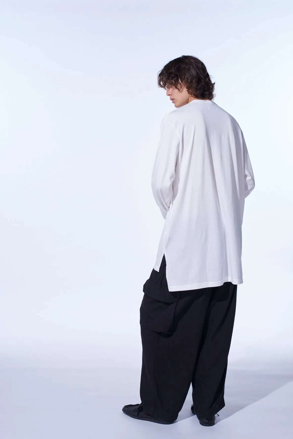 Double Gauze Single Cargo Pocket Pants sold by Yohji Yamamoto product image thumbnail 4