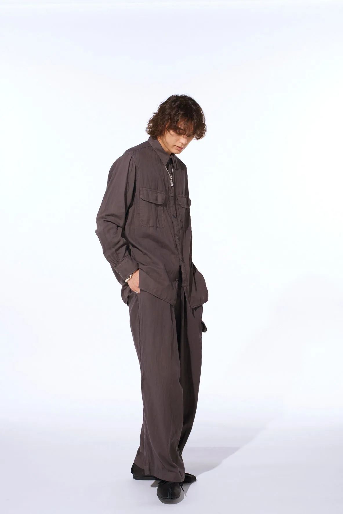 Double Gauze Single Cargo Pocket Pants sold by Yohji Yamamoto product image thumbnail 5