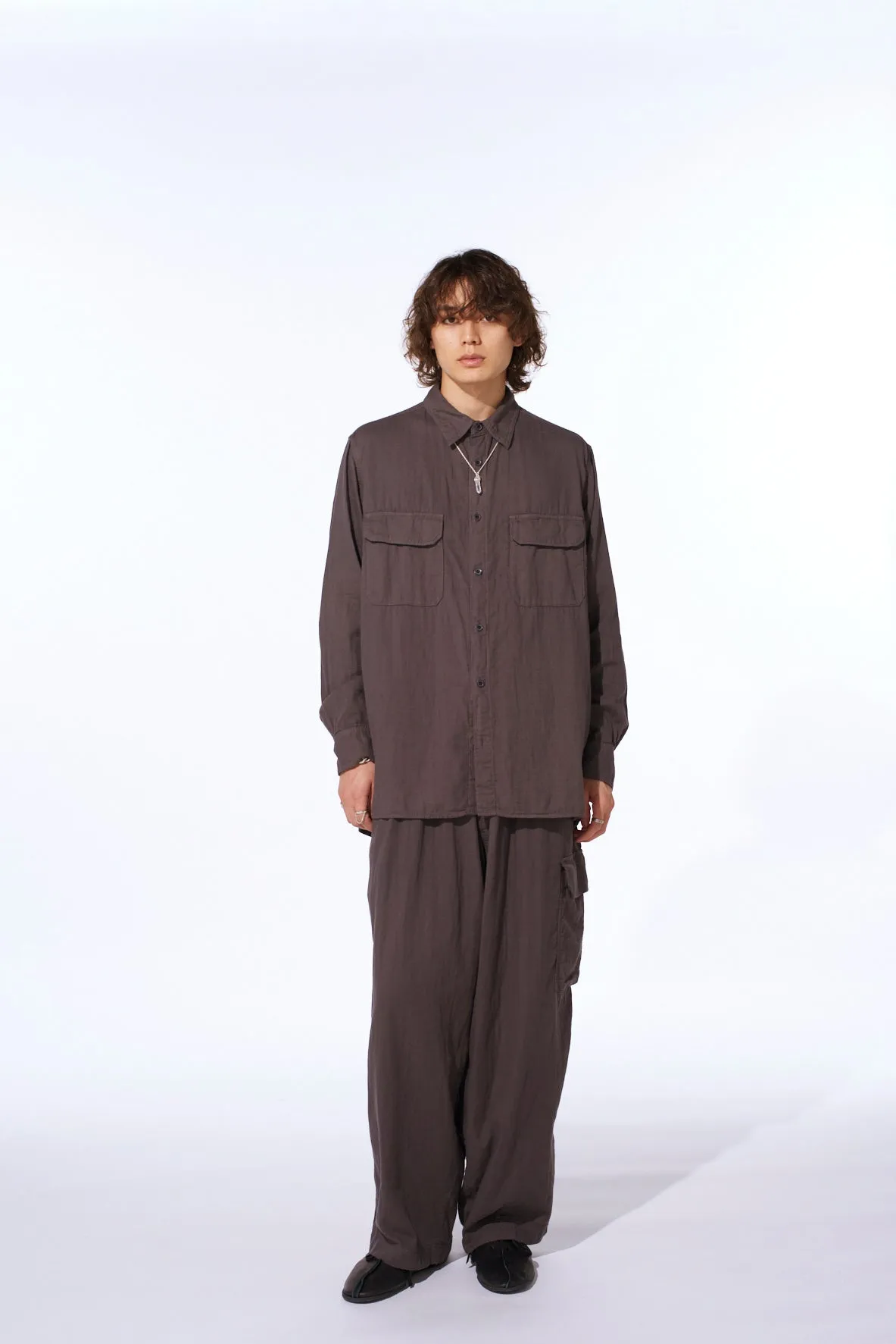 Double Gauze Single Cargo Pocket Pants sold by Yohji Yamamoto product image thumbnail 2