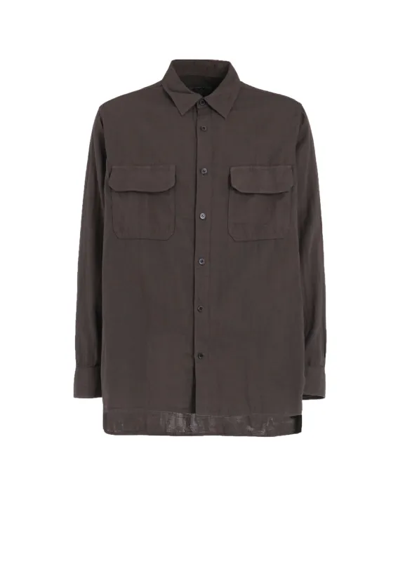 Double Gauze Dual-Pocket Utility Shirt sold by Yohji Yamamoto