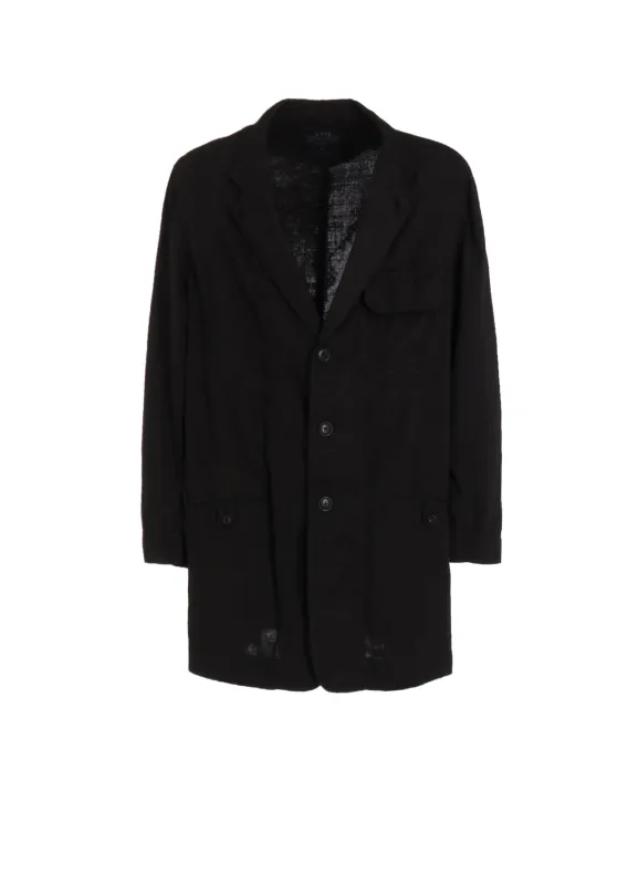 Double Gauze Long Work Jacket sold by Yohji Yamamoto