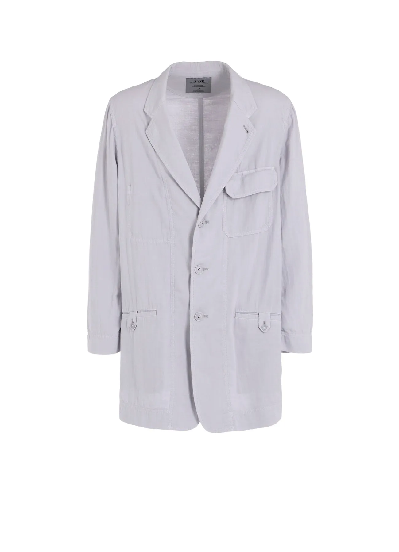 Double Gauze Long Work Jacket sold by Yohji Yamamoto
