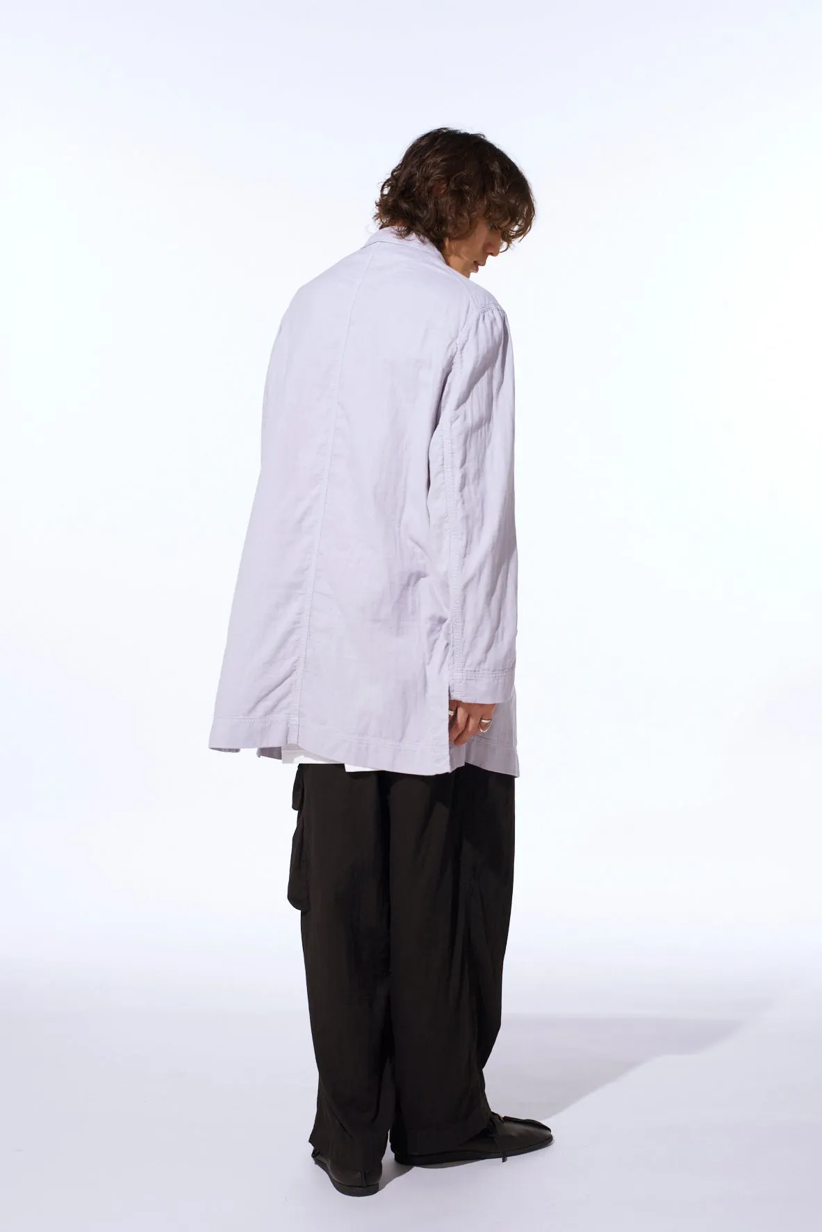 Double Gauze Long Work Jacket sold by Yohji Yamamoto product image thumbnail 4