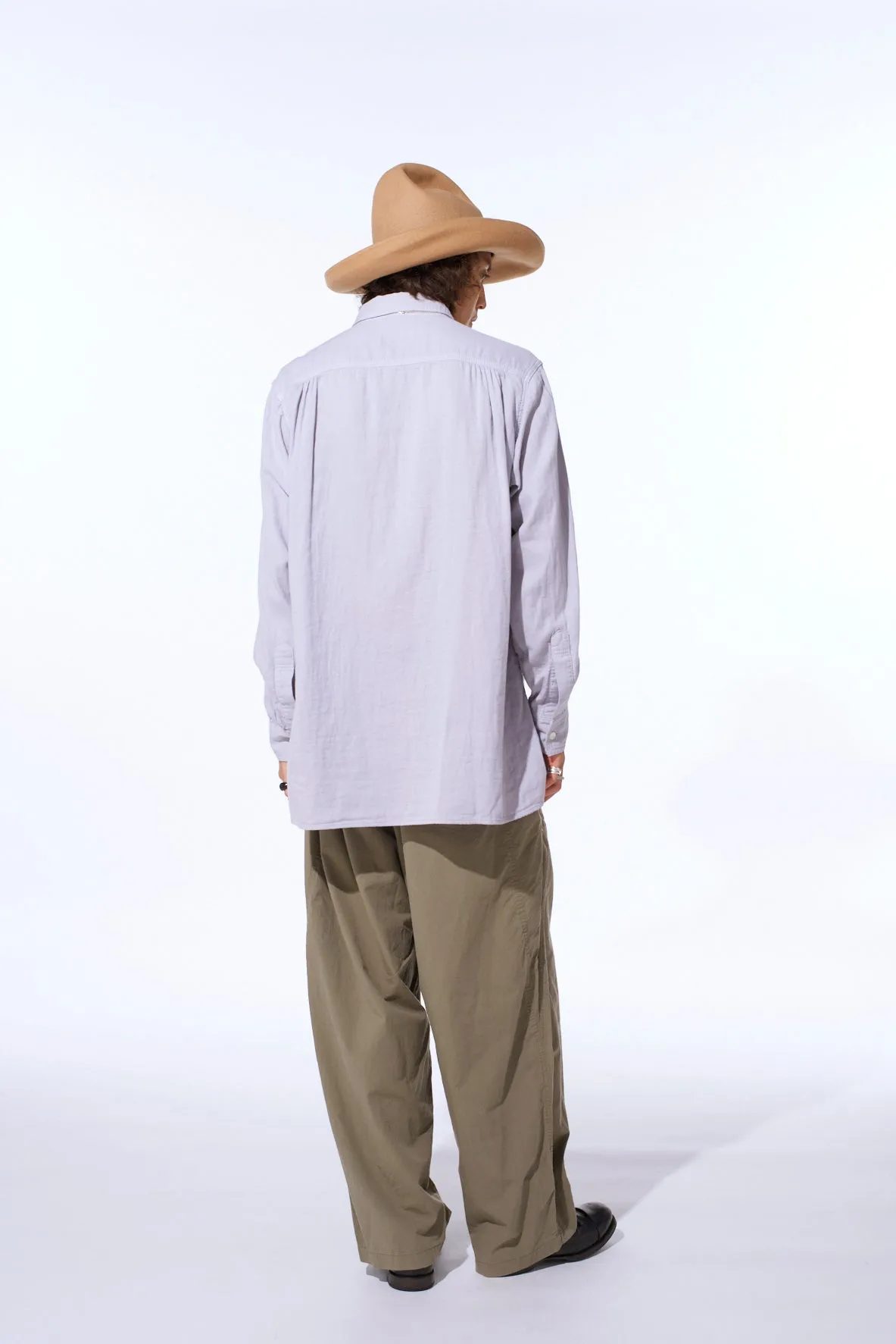Double Gauze Dual-Pocket Utility Shirt sold by Yohji Yamamoto product image thumbnail 4