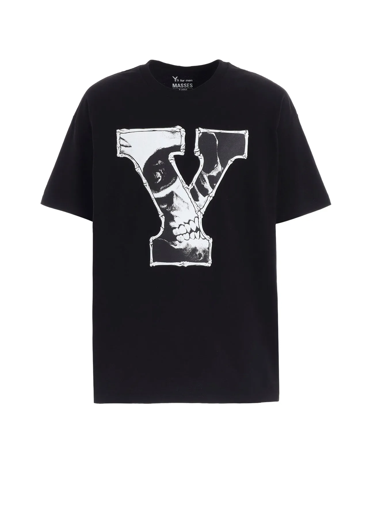 【Y's for men × MASSES】COTTON SINGLE PRINT ROUND NECK SHORT SLEEVE T sold by Yohji Yamamoto