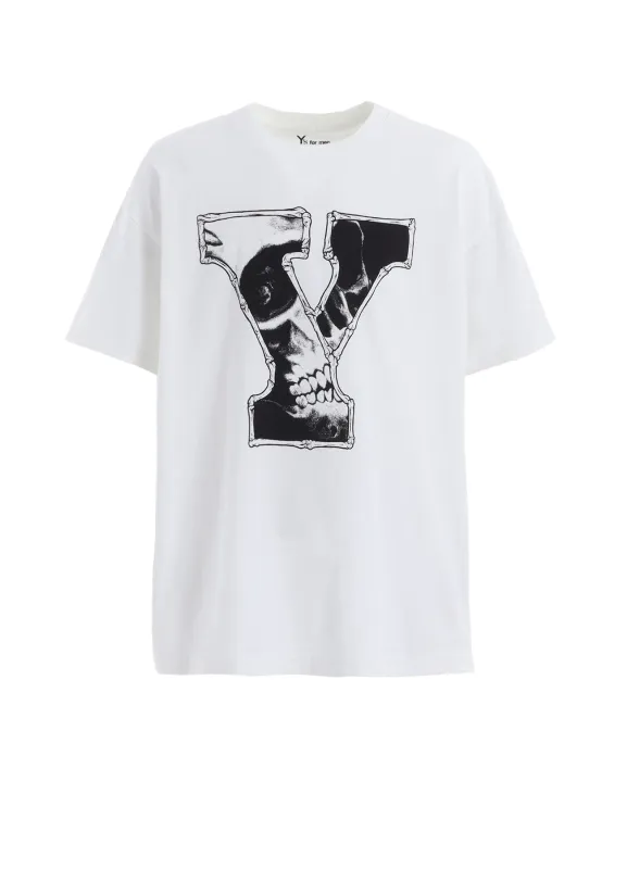 【Y's for men × MASSES】COTTON SINGLE PRINT ROUND NECK SHORT SLEEVE T sold by Yohji Yamamoto