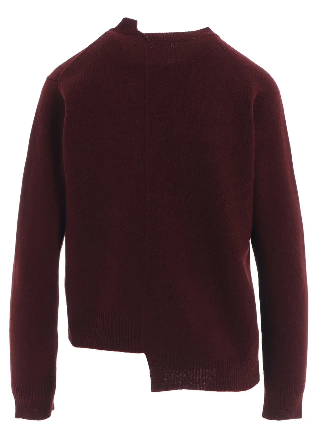 INTARSIA ASYMMETERIC PULLOVER sold by Yohji Yamamoto product image thumbnail 3