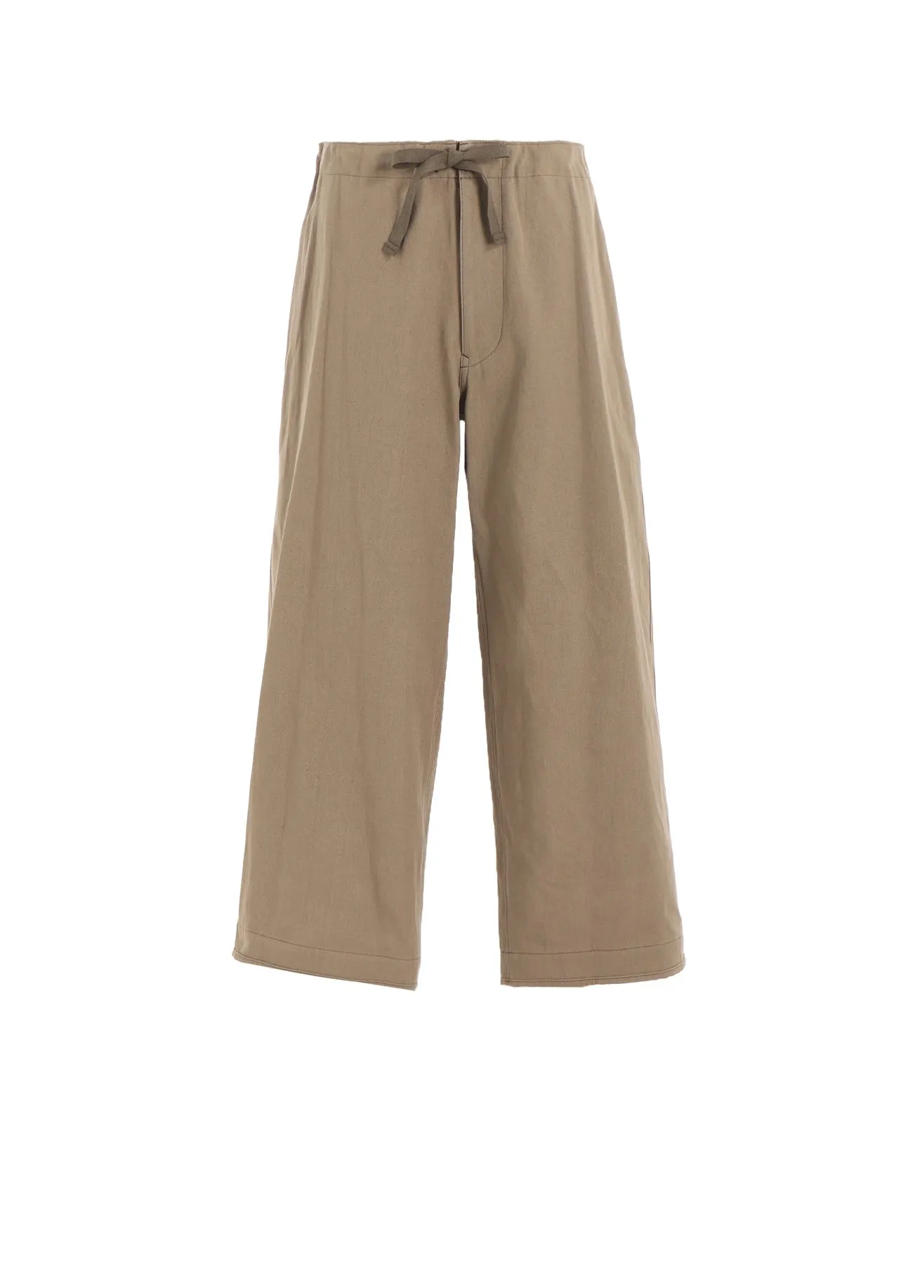 COTTON LINEN TWILL STRAIGHT PANTS sold by Yohji Yamamoto