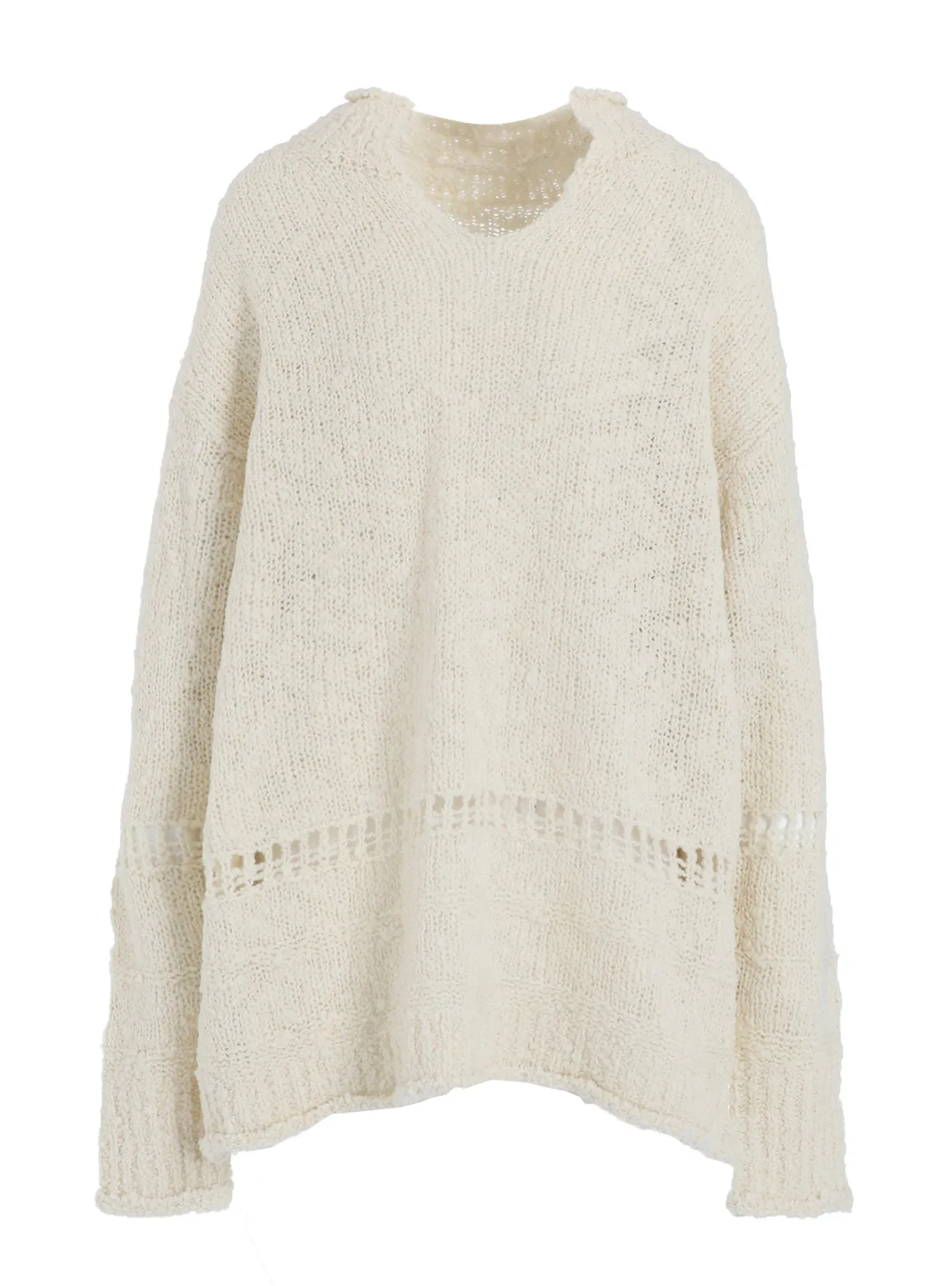 THICK SLUB JERSEY CURLED COLLAR PULLOVER sold by Yohji Yamamoto product image thumbnail 2