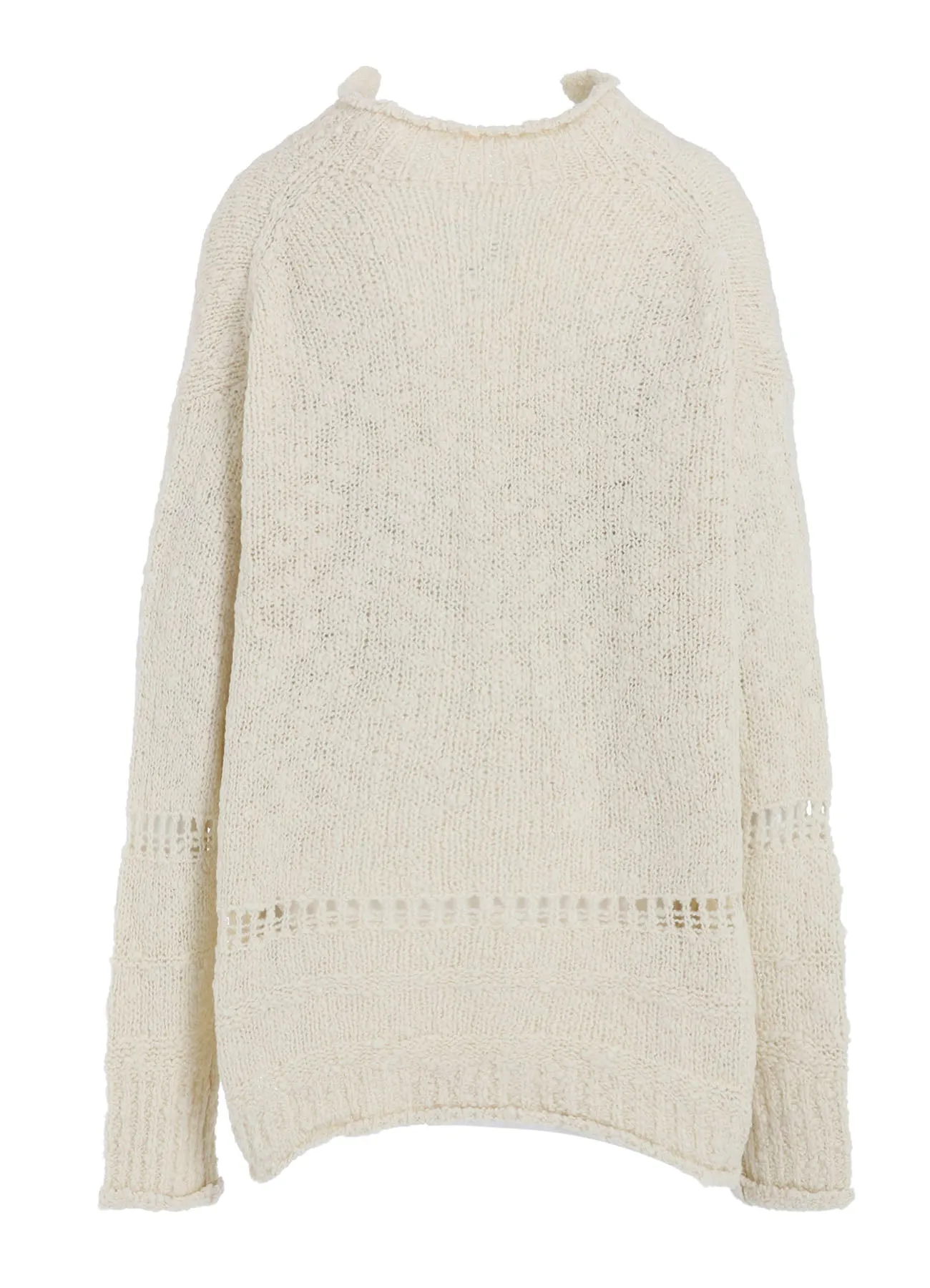 THICK SLUB JERSEY CURLED COLLAR PULLOVER sold by Yohji Yamamoto product image thumbnail 3