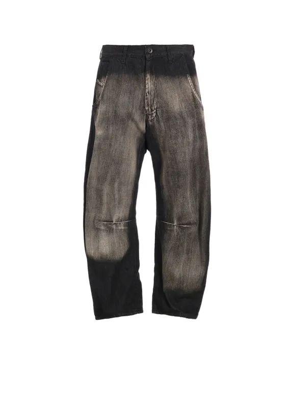 SPOTTED DENIM WIDE PANTS sold by Yohji Yamamoto