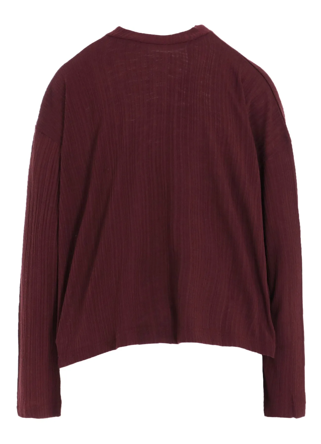 SOFT RANDOM RIB SHORT T sold by Yohji Yamamoto product image thumbnail 4