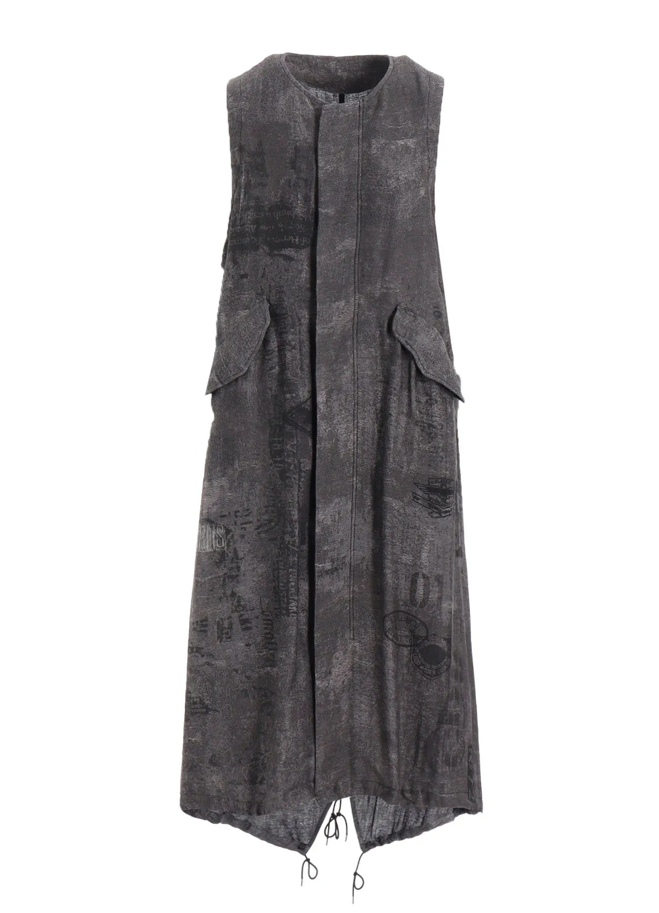 PATCH DESIGN PRINT FISH TAIL DRESS sold by Yohji Yamamoto product image thumbnail 2