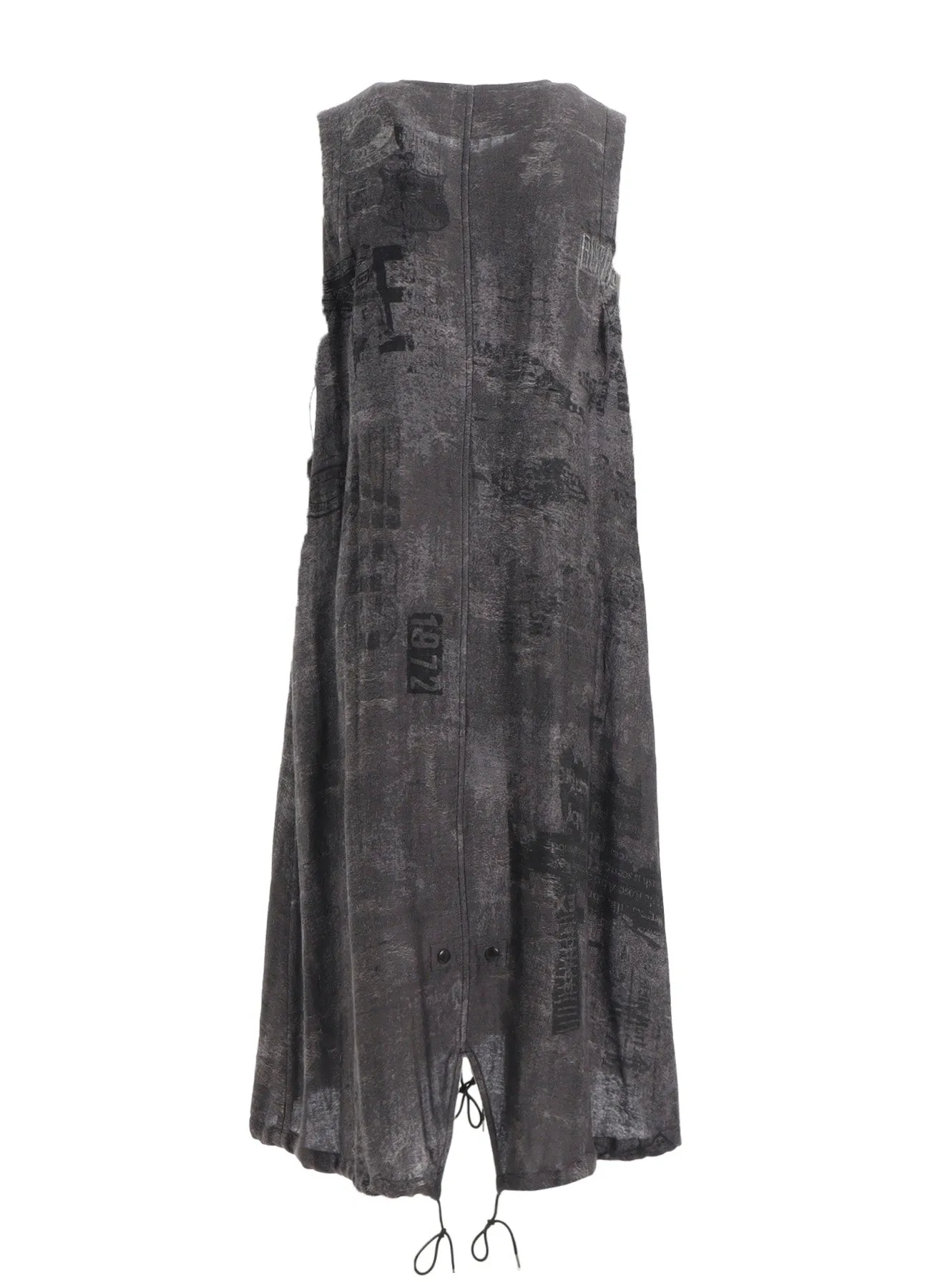 PATCH DESIGN PRINT FISH TAIL DRESS sold by Yohji Yamamoto product image thumbnail 3