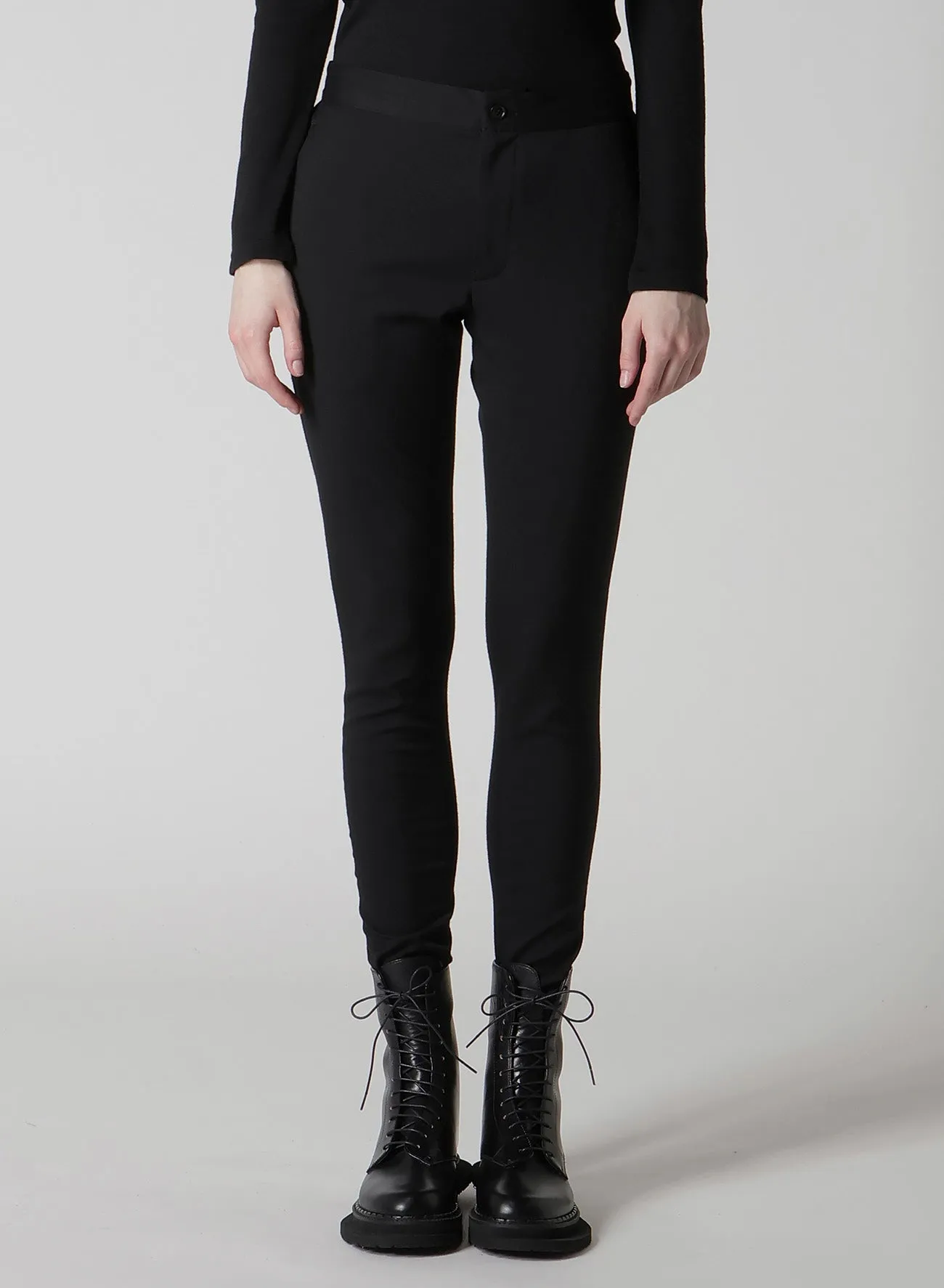 WOOL BREND TWILL LEGGING PANTS sold by Yohji Yamamoto product image thumbnail 4