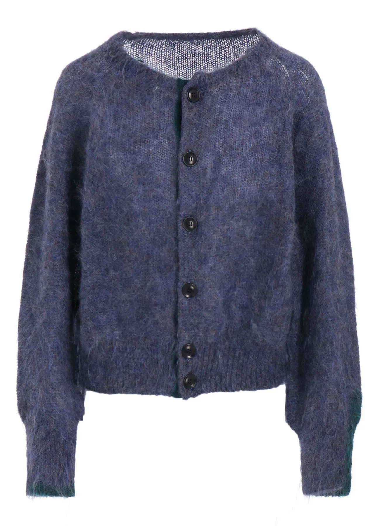 COLOR SCHEME MOHAIR CARDIGAN sold by Yohji Yamamoto product image thumbnail 2