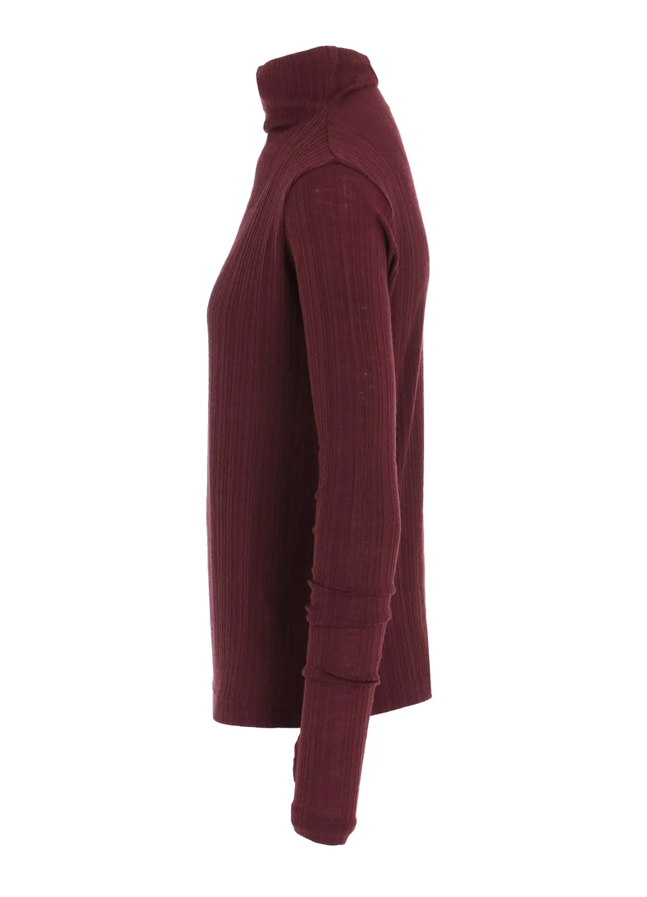 SOFT RANDOM RIB HIGH NECK T sold by Yohji Yamamoto product image thumbnail 3