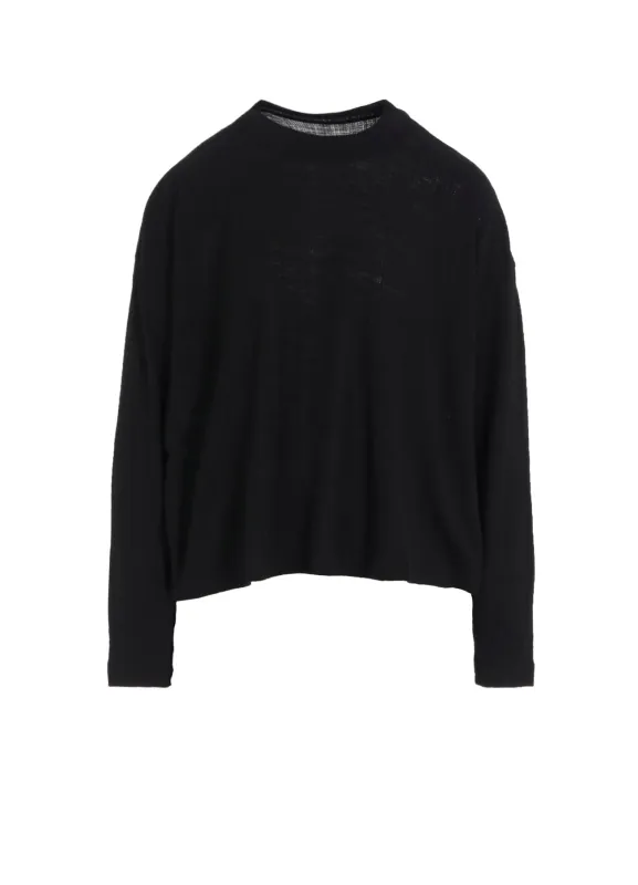 SOFT RANDOM RIB SHORT T sold by Yohji Yamamoto