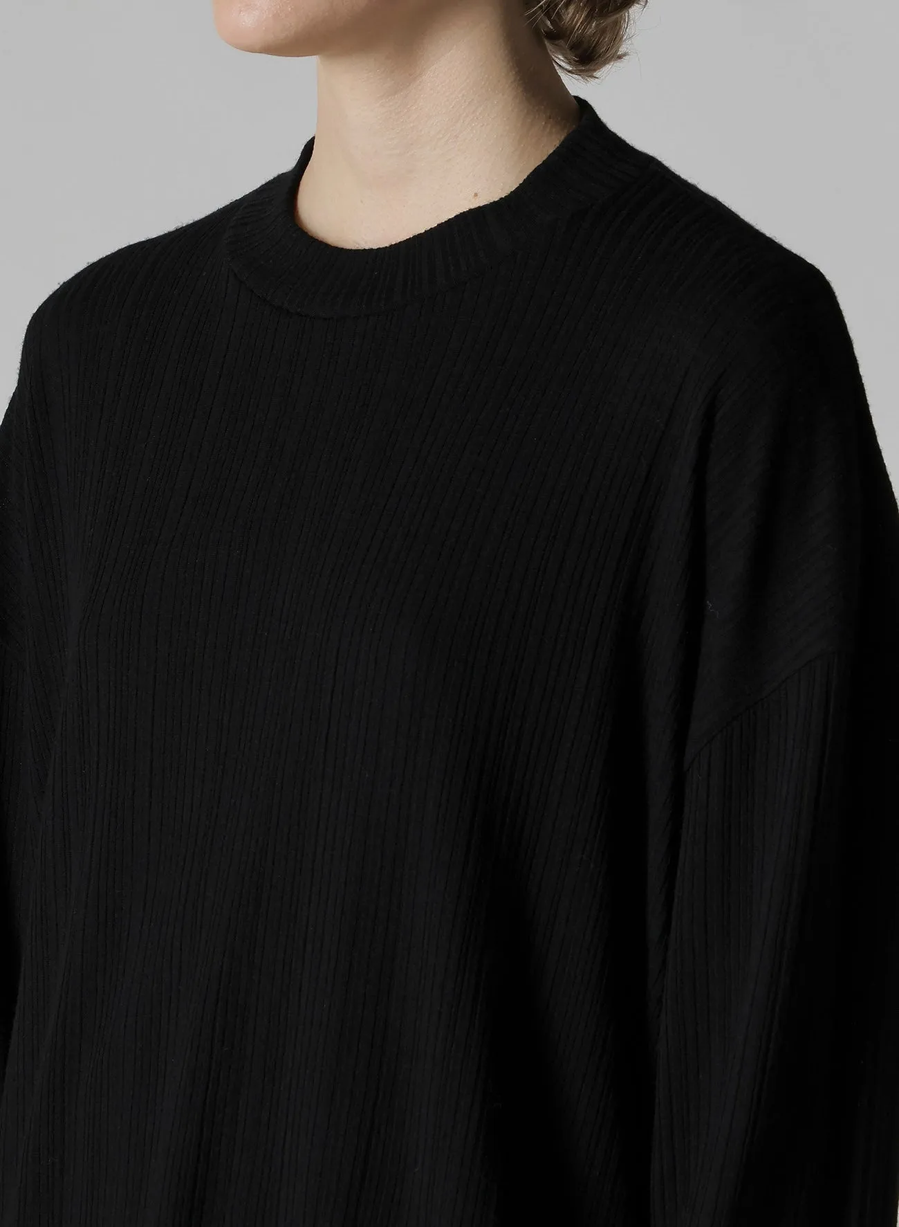 SOFT RANDOM RIB SHORT T sold by Yohji Yamamoto product image thumbnail 5