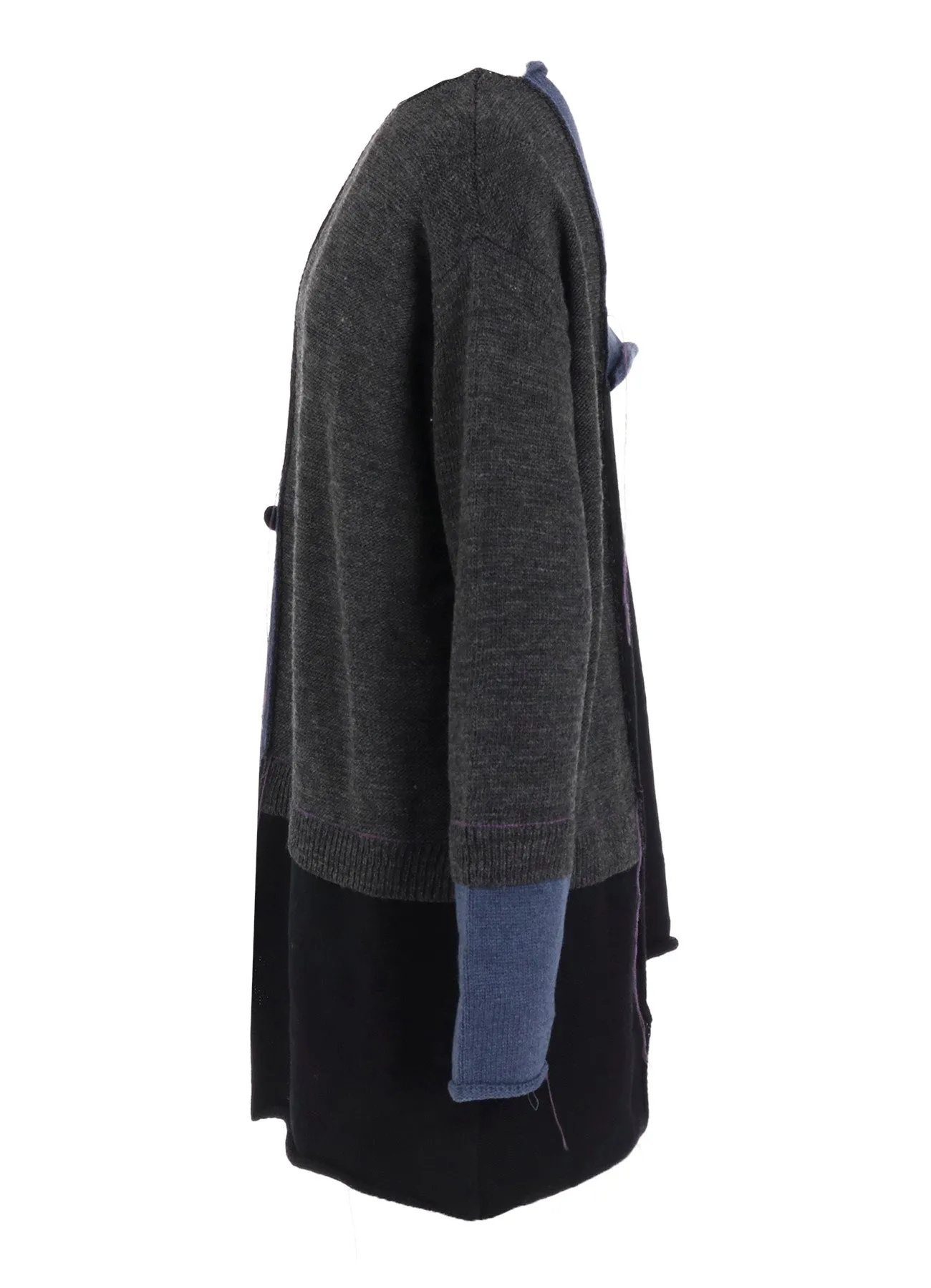 PATCHWORK CREW NECK PULLOVER sold by Yohji Yamamoto product image thumbnail 3
