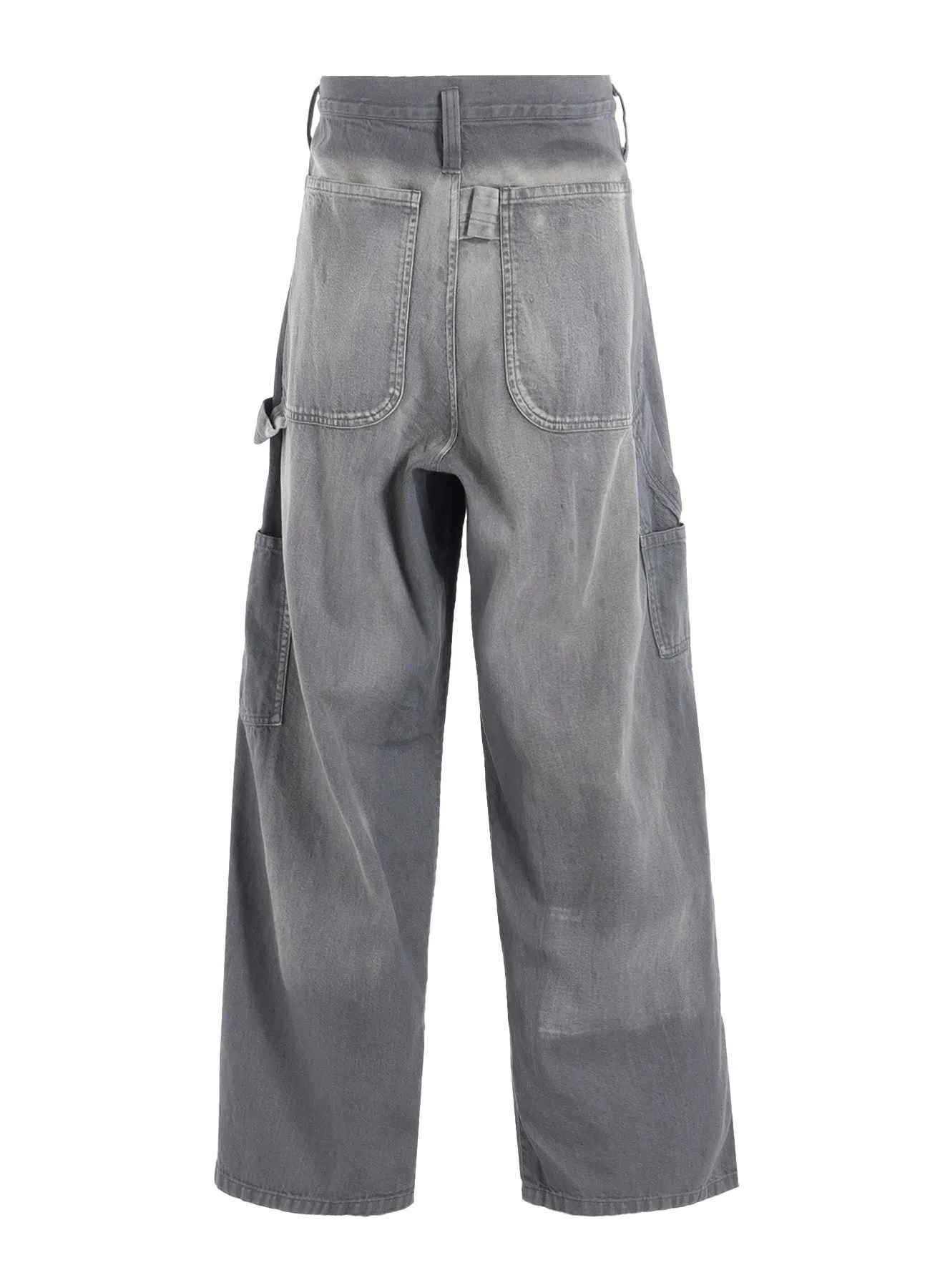 SPOTTED DENIM WORK PANTS sold by Yohji Yamamoto product image thumbnail 4