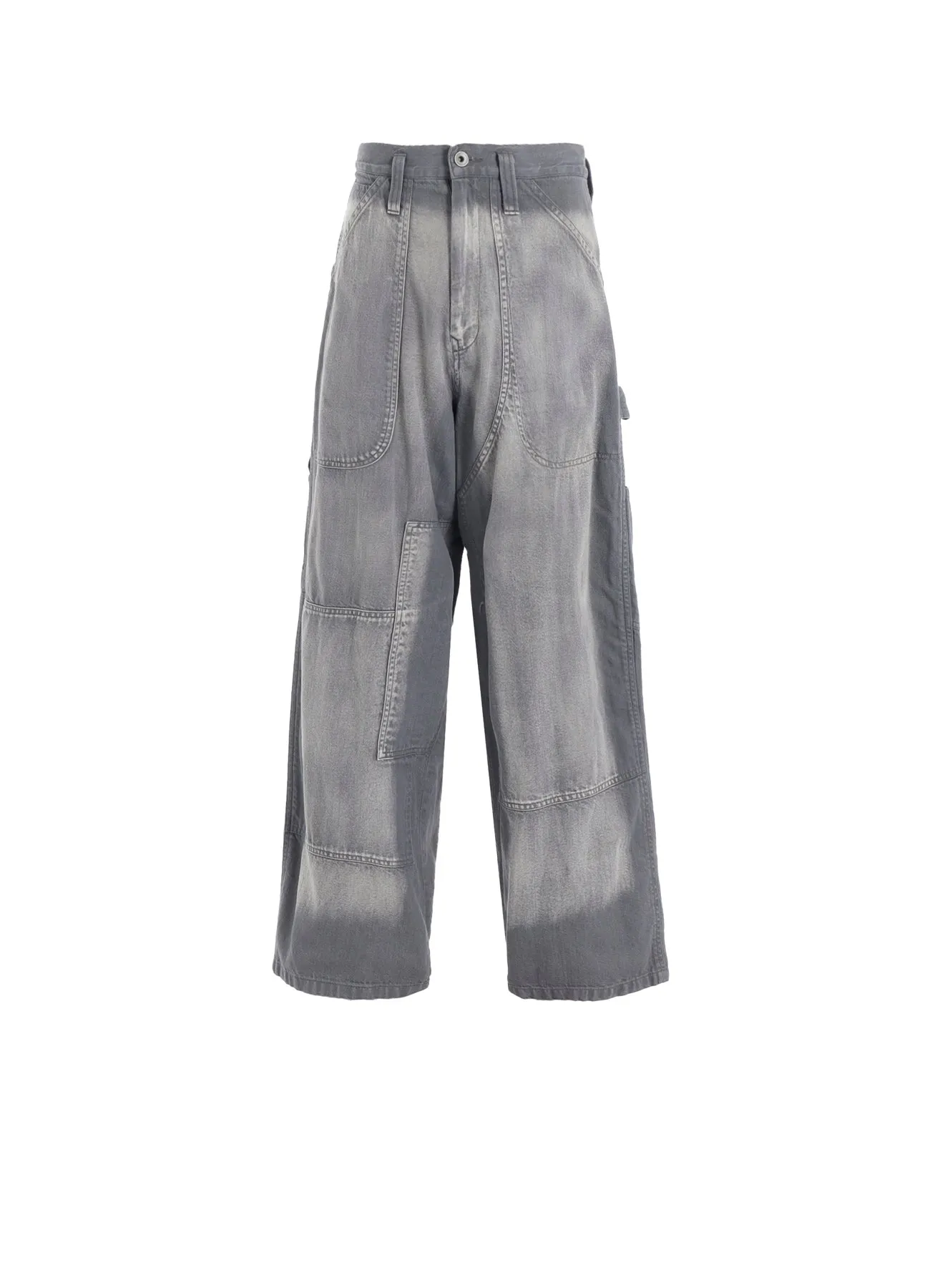 SPOTTED DENIM WORK PANTS sold by Yohji Yamamoto