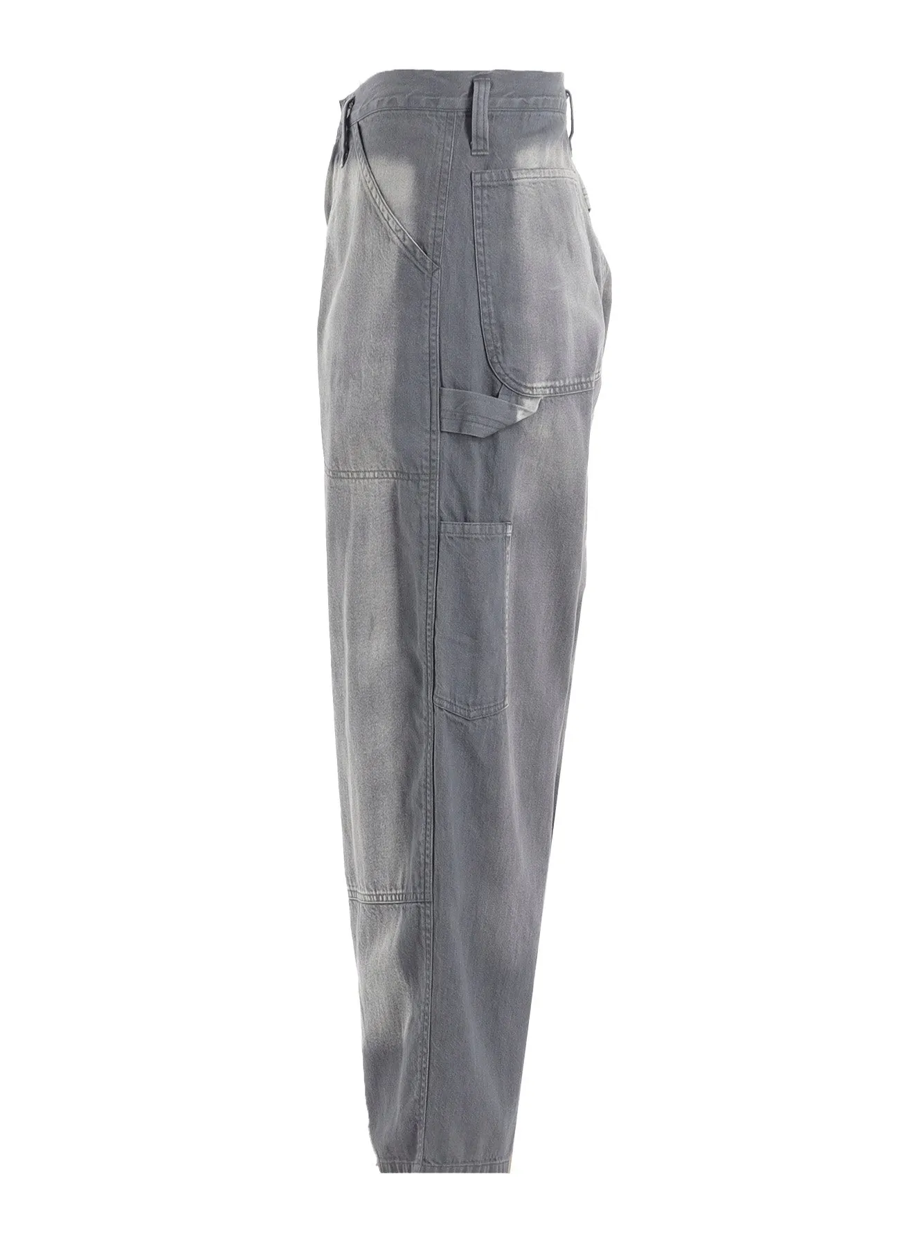 SPOTTED DENIM WORK PANTS sold by Yohji Yamamoto product image thumbnail 3