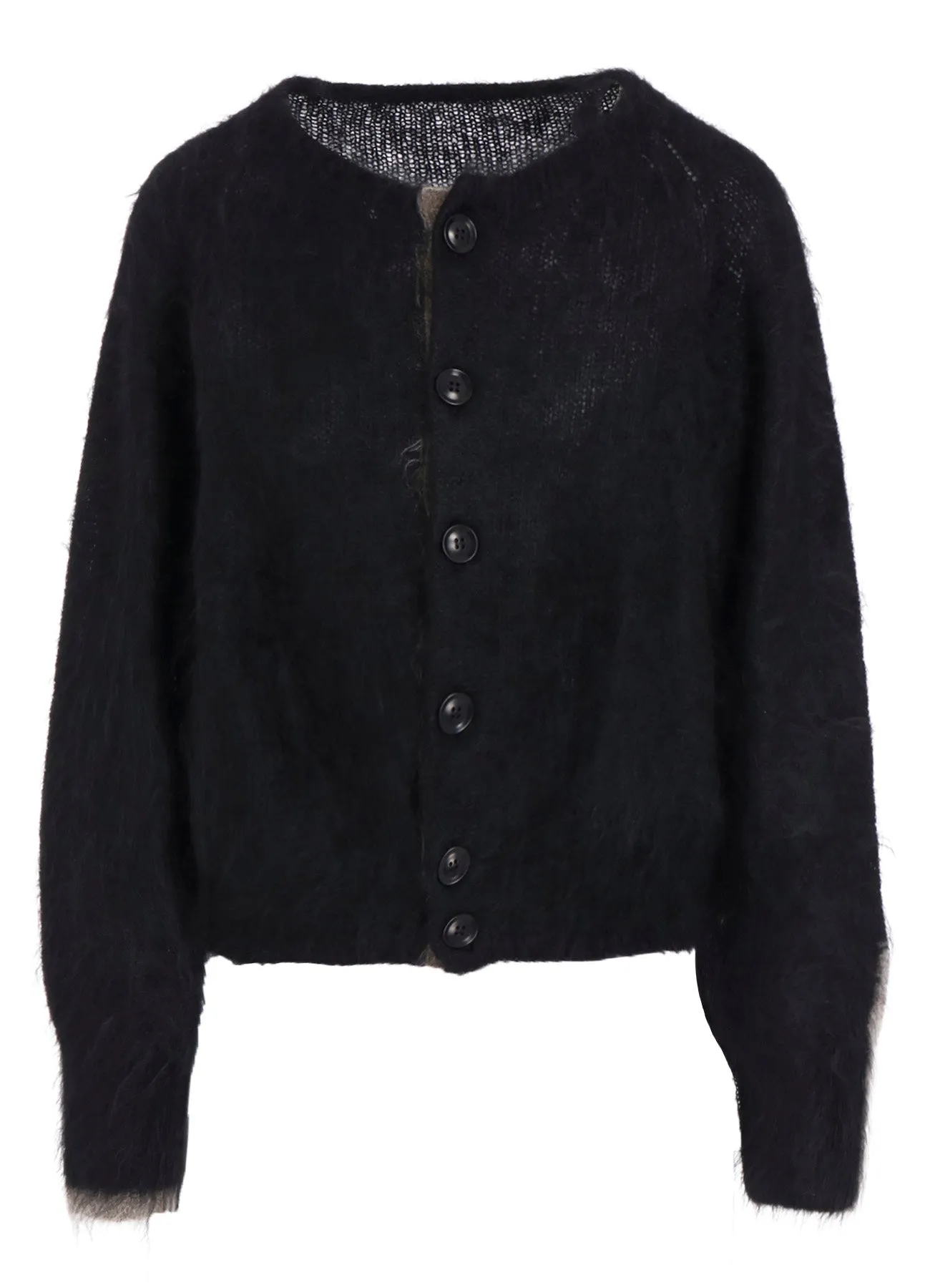 COLOR SCHEME MOHAIR CARDIGAN sold by Yohji Yamamoto product image thumbnail 2