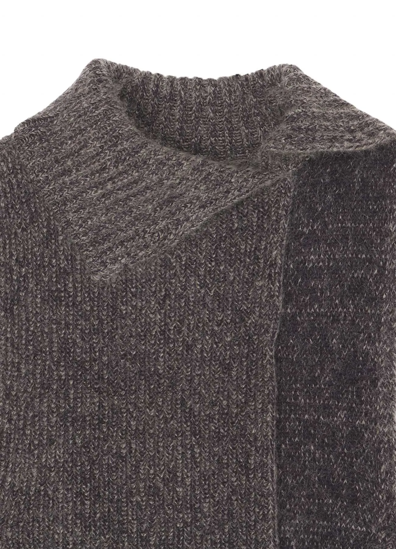 MOHAIR WOOL COMBINATION KNIT VEST sold by Yohji Yamamoto product image thumbnail 4