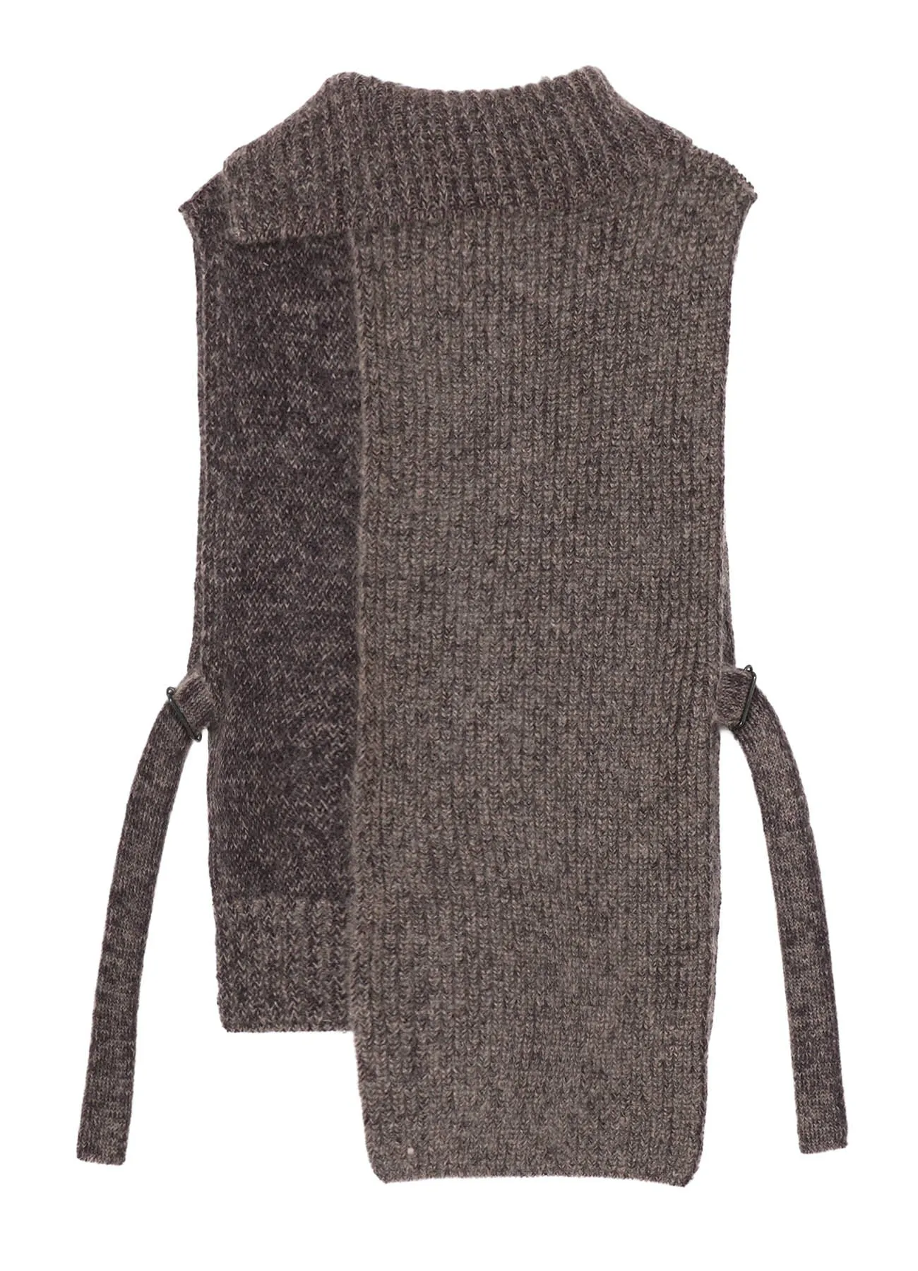 MOHAIR WOOL COMBINATION KNIT VEST sold by Yohji Yamamoto product image thumbnail 3
