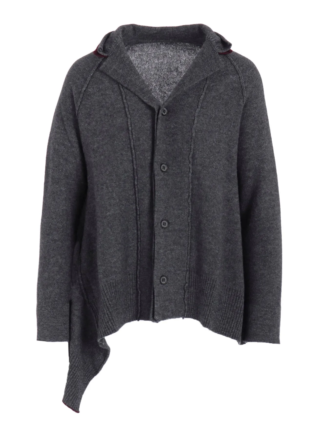 WOOL BREND DRAPED JACKET sold by Yohji Yamamoto product image thumbnail 2
