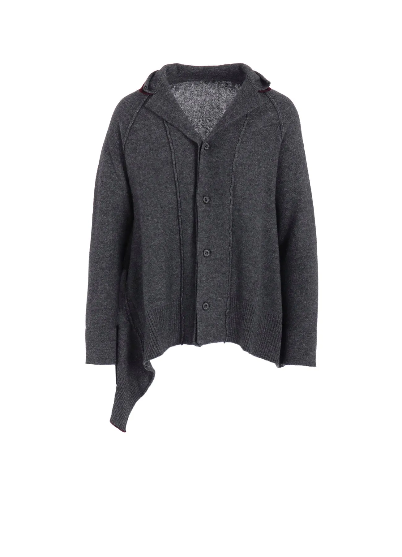 WOOL BREND DRAPED JACKET sold by Yohji Yamamoto