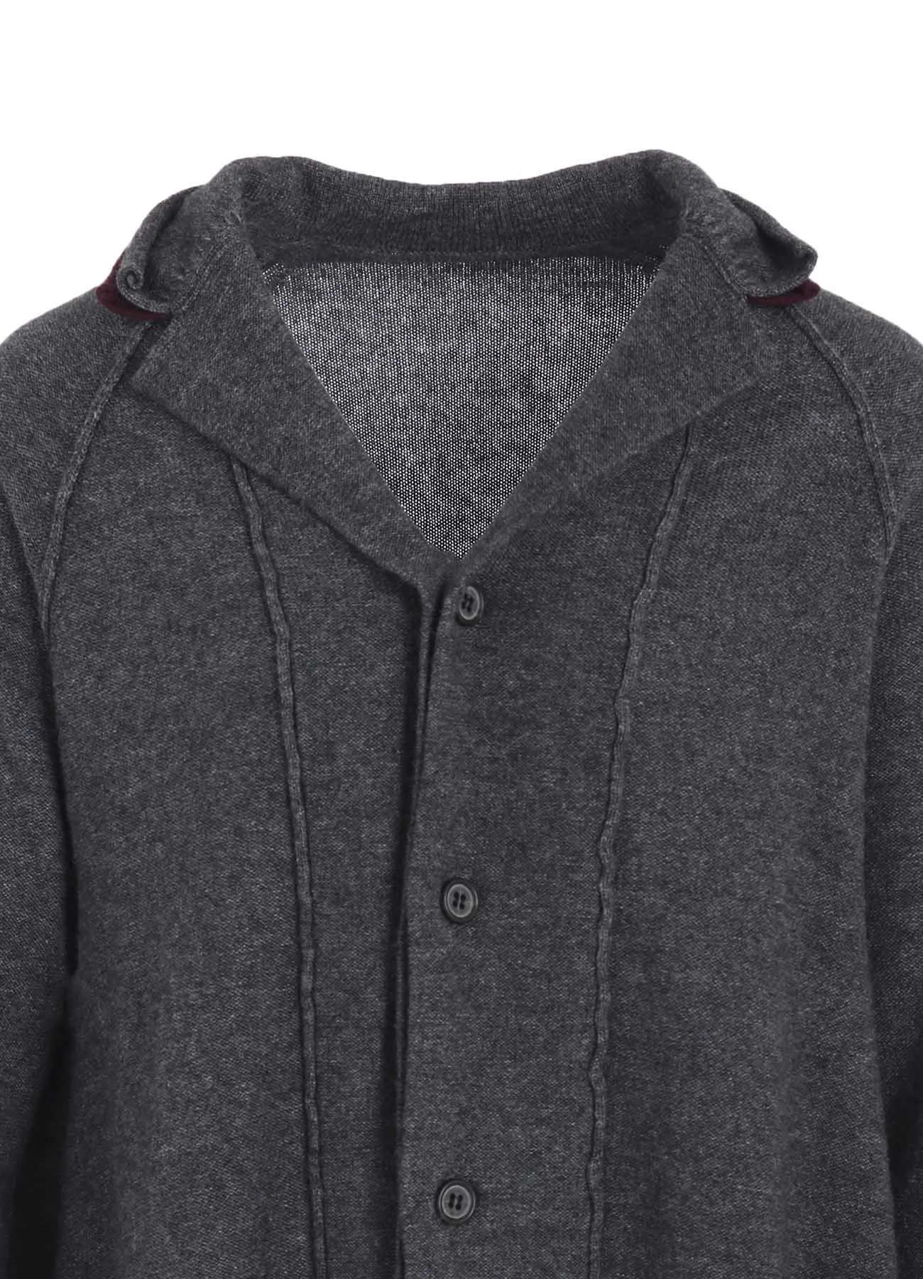 WOOL BREND DRAPED JACKET sold by Yohji Yamamoto product image thumbnail 5