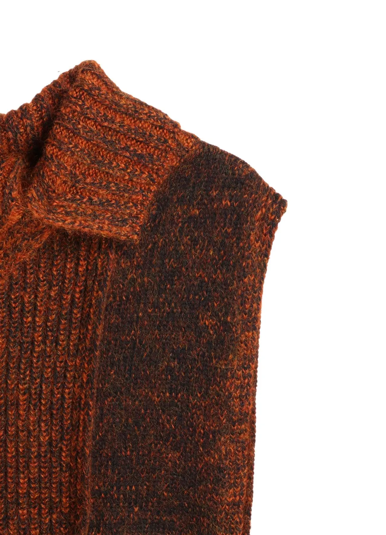 MOHAIR WOOL COMBINATION KNIT VEST sold by Yohji Yamamoto product image thumbnail 5