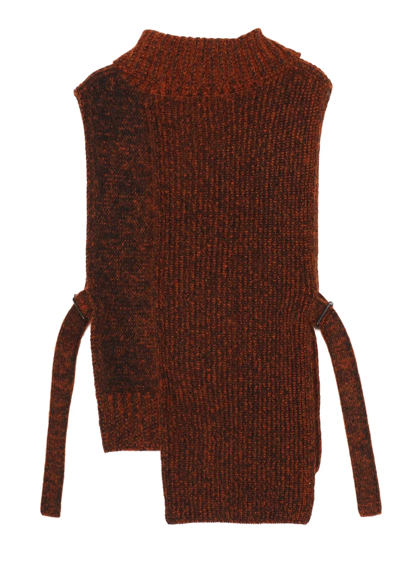 MOHAIR WOOL COMBINATION KNIT VEST sold by Yohji Yamamoto product image thumbnail 3
