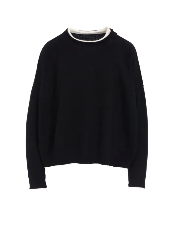 WOOL BREND BIG PULLOVER sold by Yohji Yamamoto