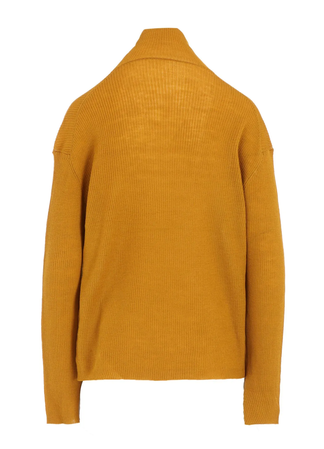 RIB OVERSIZED HIGH NECK KNIT sold by Yohji Yamamoto product image thumbnail 4