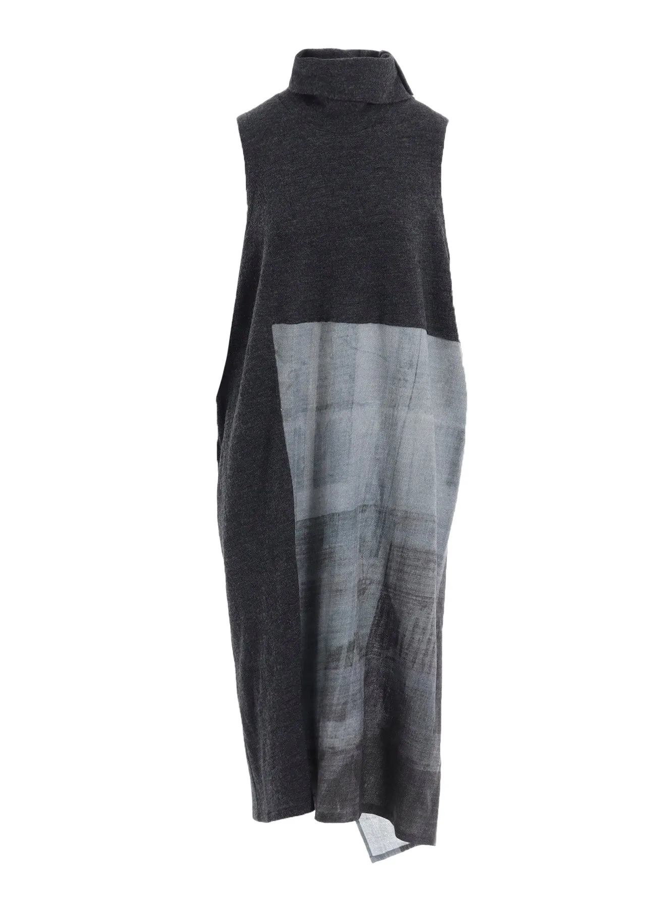 COMBINATION HIGH NECK DRESS sold by Yohji Yamamoto product image thumbnail 2