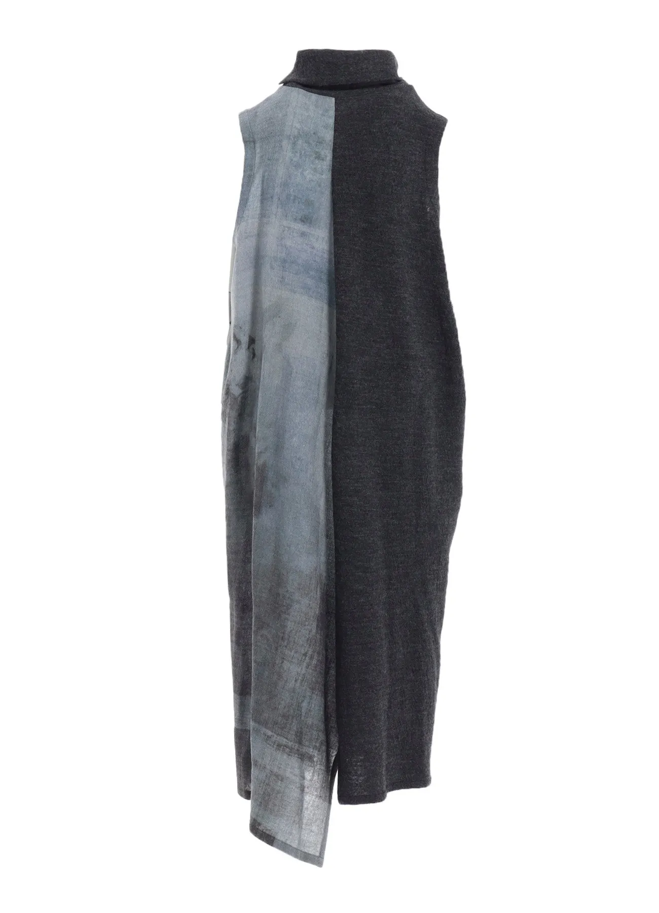 COMBINATION HIGH NECK DRESS sold by Yohji Yamamoto product image thumbnail 3